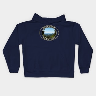 Blue Ridge Mountains in North Carolina Kids Hoodie